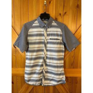 Native Code Men’s Button Up Short Sleeve Shirt Size Medium (5471)